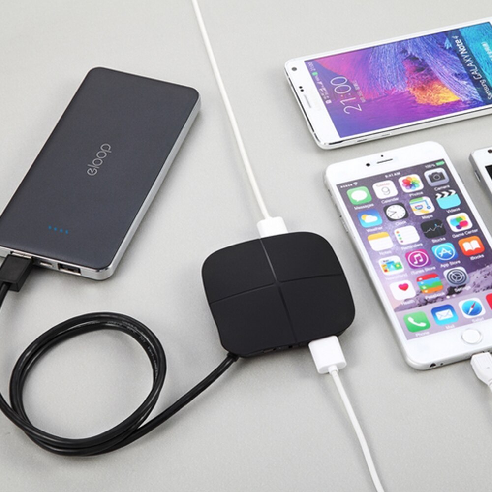 HC300 Highspeed 4 USB 2.0 & 3 USB 3.0 Combo 8 Poorten Fast Charger HUB met Schakelaar
