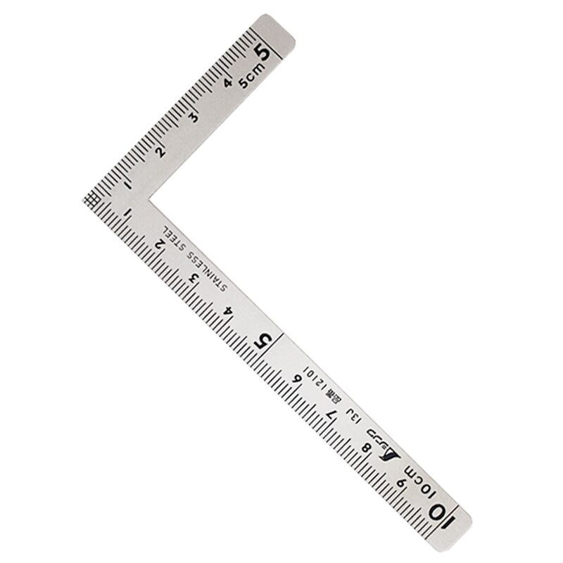 Japan Shinwa Penguin brand MINI SQUARE 90 degree stainless steel angle ruler small curved ruler Carpenter