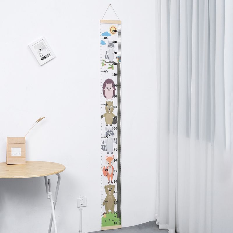 Wall Hanging Baby Height Measurement Ruler Child Kids Growth Chart Home Decoration Height Chart