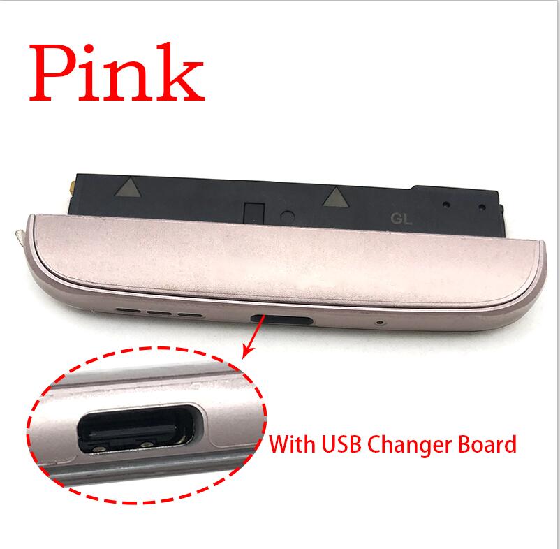 Usb Opladen Dock Microfoon Board + Luidspreker Ringer Buzzer Voor Lg G5 H850 H840 H860 H848 H868: Pink