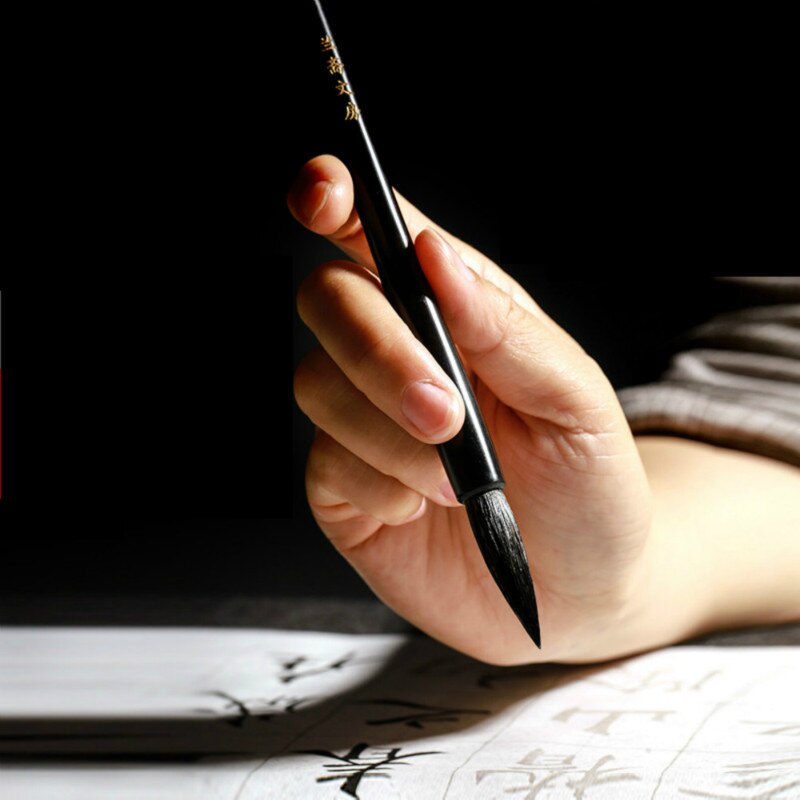 Adult Mouse Whisker Calligraphy Pen Watercolor Painting Couplet Writing Calligraphy Brush Pen Large Brush Pen Tinta China