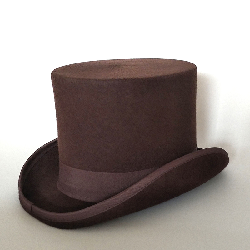 100% Wolle Filz Zylinder für Männer Frauen Zylinder High Hat Topper Dress Up Party Kostüm Fedora Magier Theater Hut