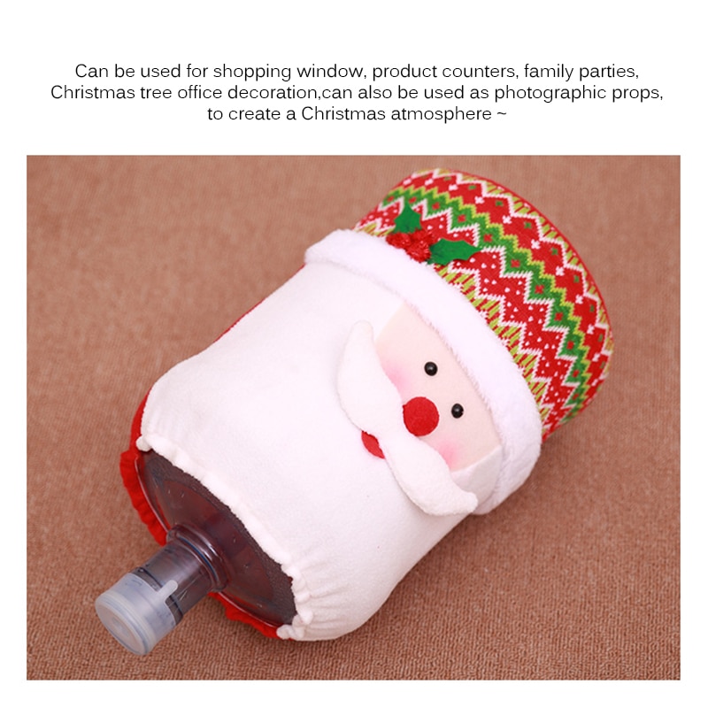 Julestøvdæksel vandspand dispenser beholder flaske purifier xmas navidad noel julepynt til hjemmeforsyninger