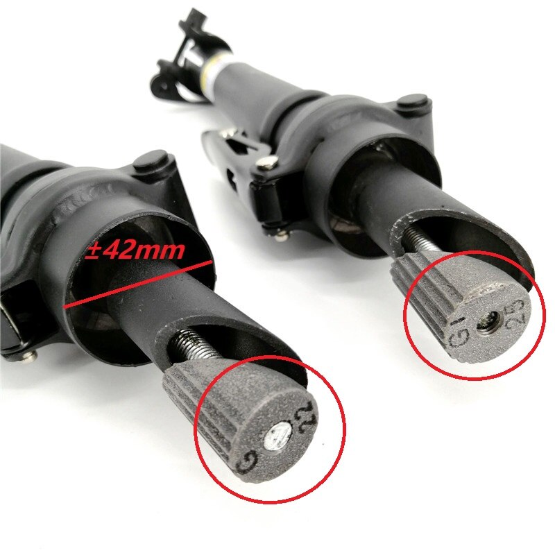 Vouwfiets Stuurpen 22.2Mm 25.4Mm Vork Dubbele Sectie Stem Deel Links Vouw Stem Reparatie Onderdelen