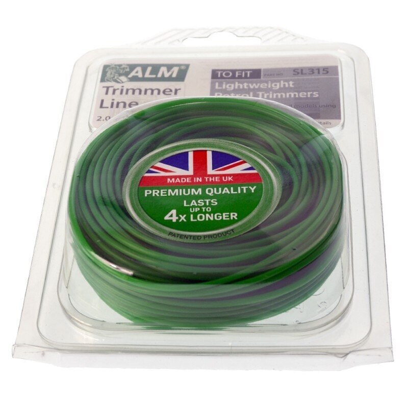Universal Strimmer Line Wire - Round Trimmer Line - 15m