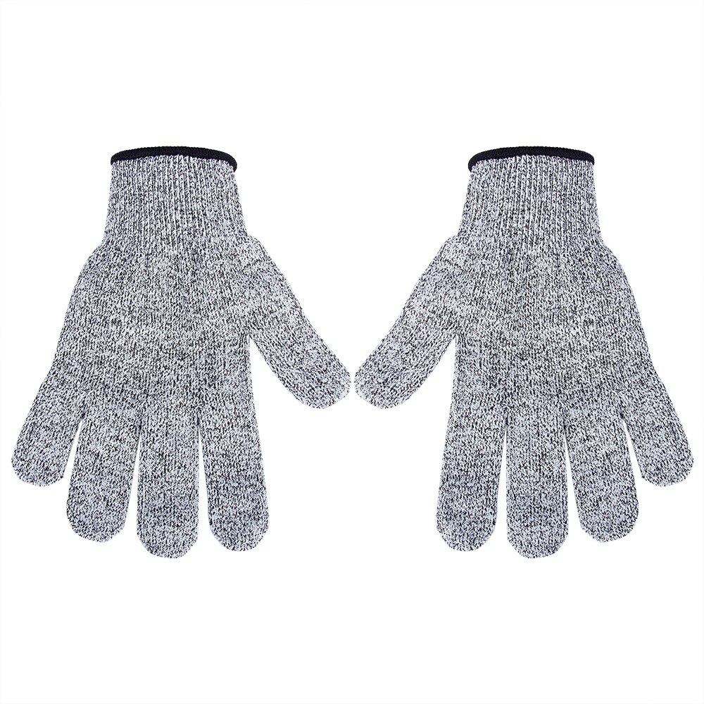 One pair Anti-cut Gloves Rotary cutter Level 5 Cut resistant Safety Protective Glove For Men Women M-XXL