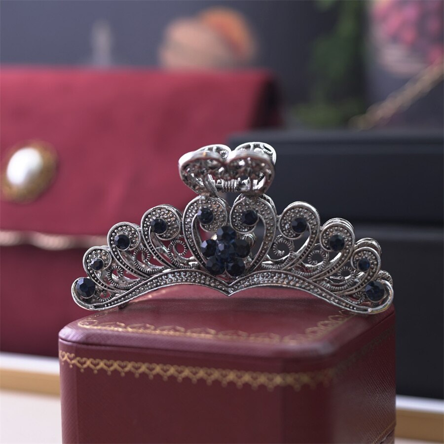 2022 wysokiej jakości kobiety eleganckie złoto srebro z dziurką geometryczne metalowe do włosów pazur Vintage spinki do włosów z pałąkiem na głowę spinka do włosów akcesoria
