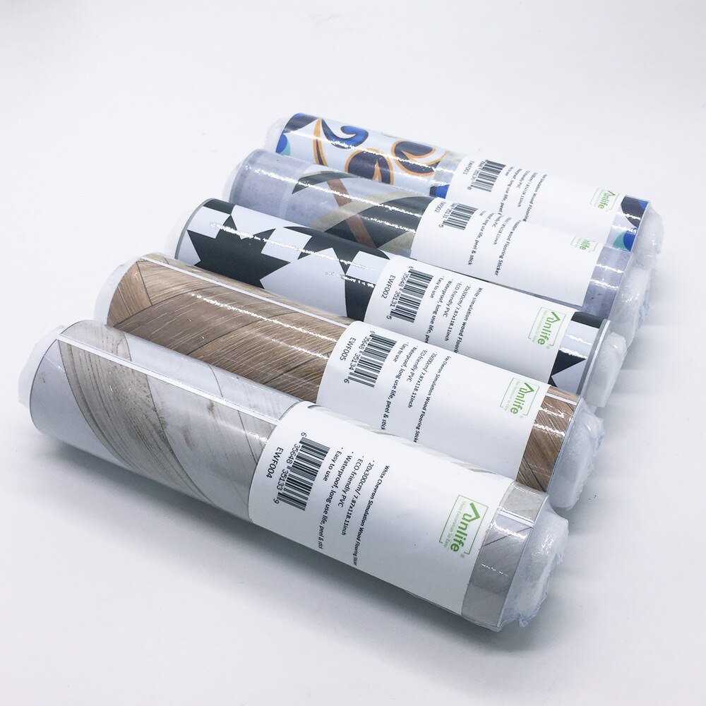 20*300Cm Houten Kleur Zelfklevende Floor Stickers 3D Visuele Muur Decor Decals Voor Slaapkamer Studie Cafe Diy waterdicht Behang