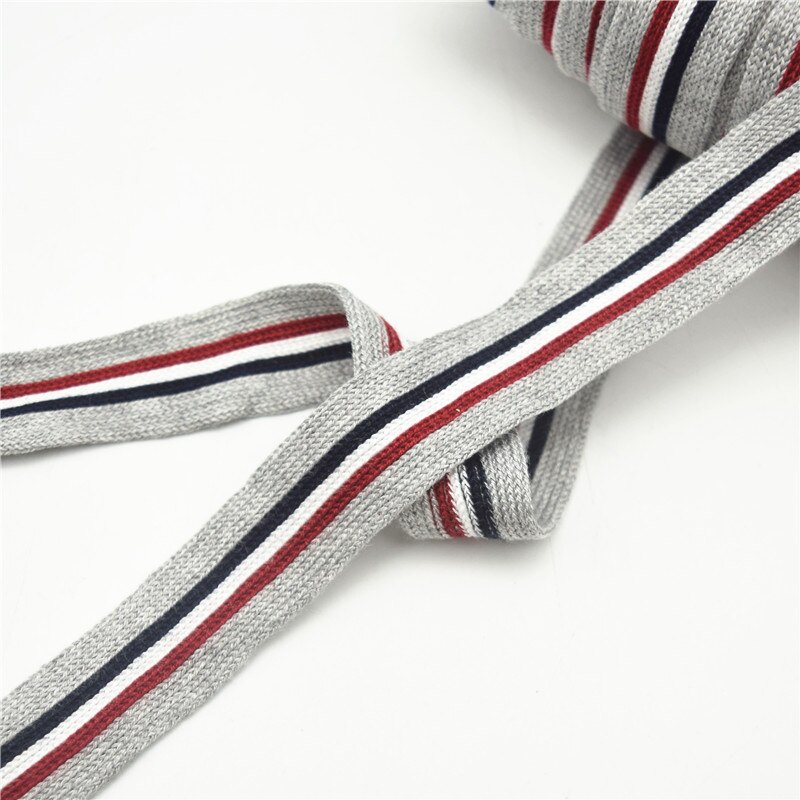 10 yards Katoen Singels Gestreepte Riem dikke DIY Kleding tas/riem maken tape