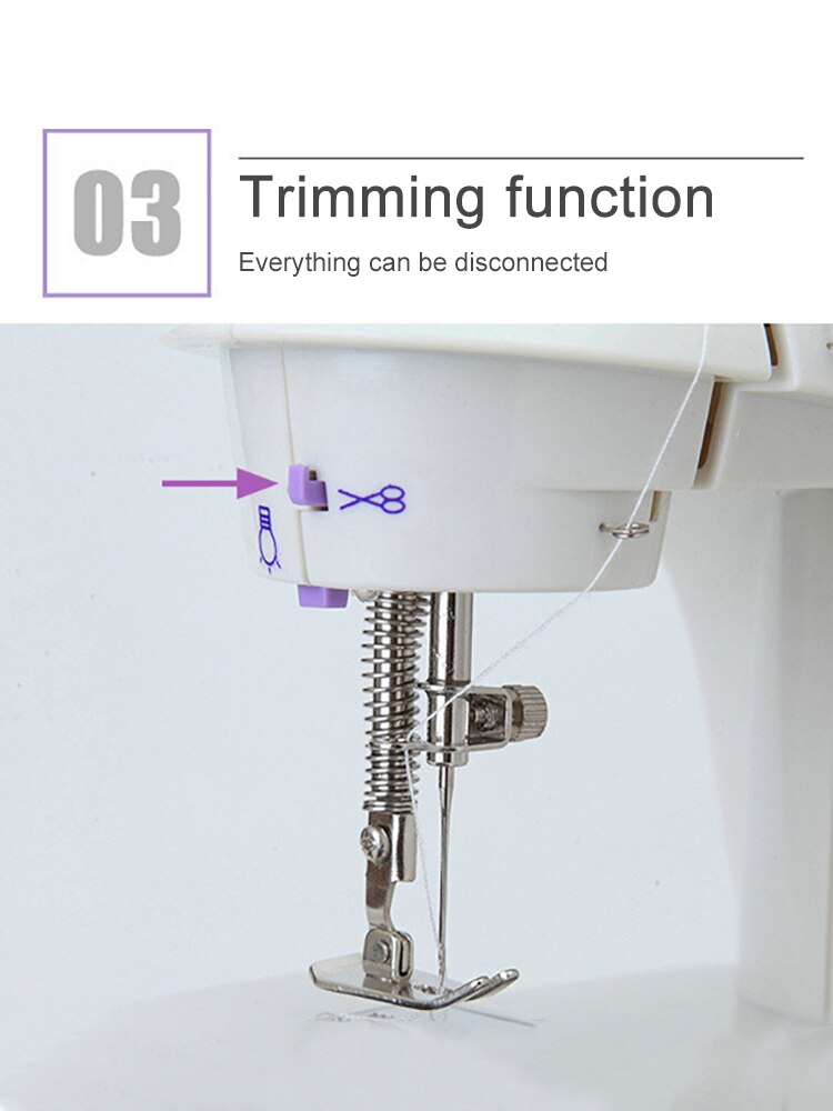 202 haushalts Mini nähmaschine multi funktionale kleine Schreibtisch automatische näHenne maschine für Hausgemachte kleidung Ausbessern kleidung