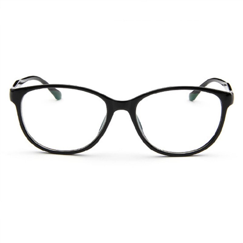Higodoy brille sort stel kvinder briller stel klar linse mænd mærke briller optiske stel nærsynethed nørd sorte briller: Lys sort