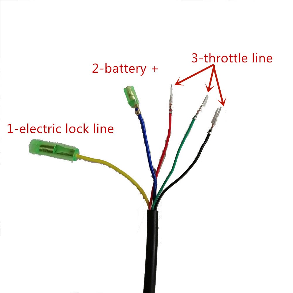 24V 36V 48V ebike throttle with LED display Indicator/ON-OFF Key Lock for electric bike/bicycle/scooter twist throttle