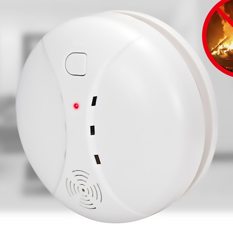 Independent Smoke Detector Intelligent Smoke Fire Detector High Sensitivity Low Battery Reminder High Volume SmokeDetector