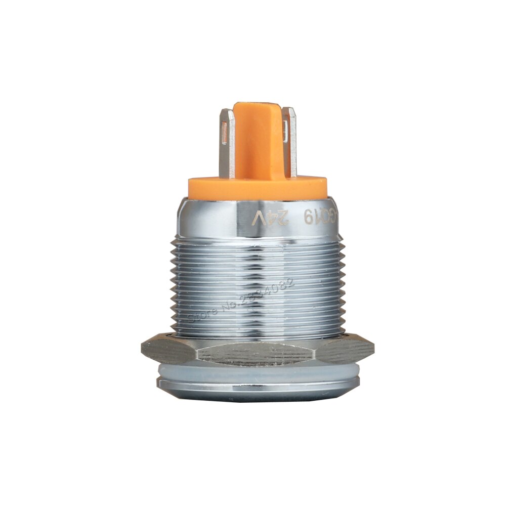 19mm Metal Indicator light LED Signal Lamp Warning light Car Boat Pilot Panel Signal Light 6V 12V 24V 220V 110V RGBYW Waterproof