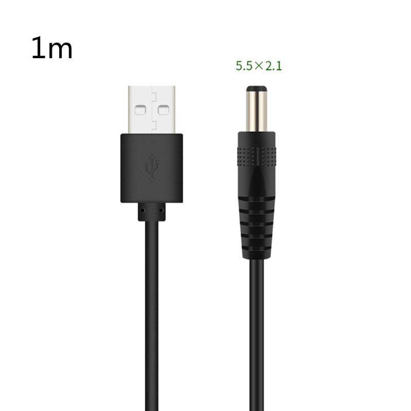 USB to DC Port Charging Cable Power Supply Cord Line DC/5.5x2.1 DC/5.5x2.5 DC/3.5x1.35 DC/4.0x1.7 DC/2.5x0.7 Connector