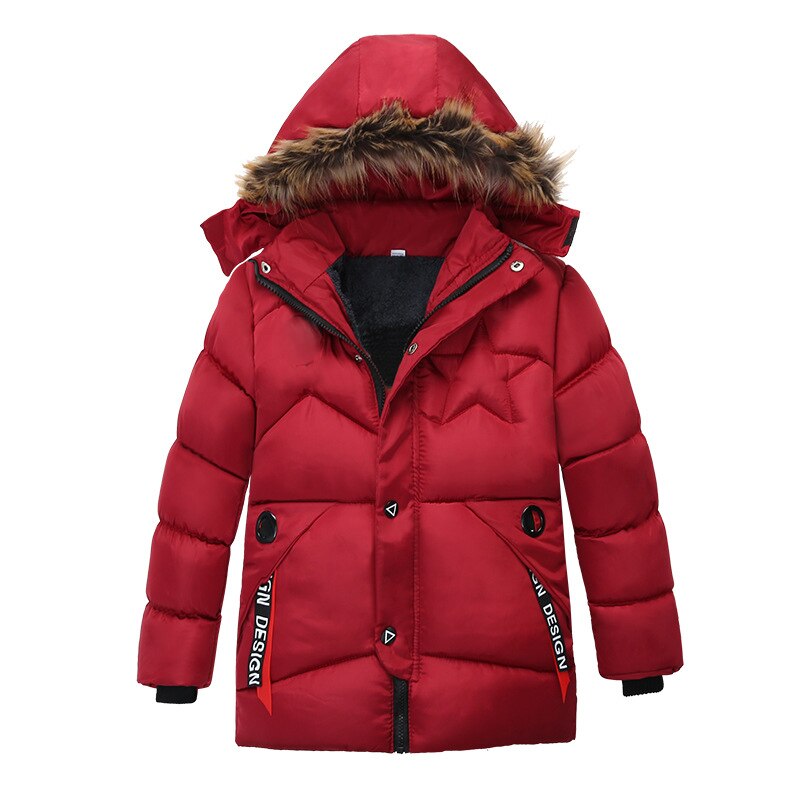 2022 Herfst Winter Baby Jongens Jas Jas Voor Jongens Kinderen Jas Kinderen Hooded Warme Bovenkleding Jas Voor Jongen Kleding 2 3 4 5 Jaar