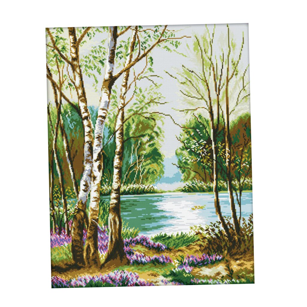 Large Cross Stitch DIY Needlework Cross Stitch Kit Set Embroidered Stitching