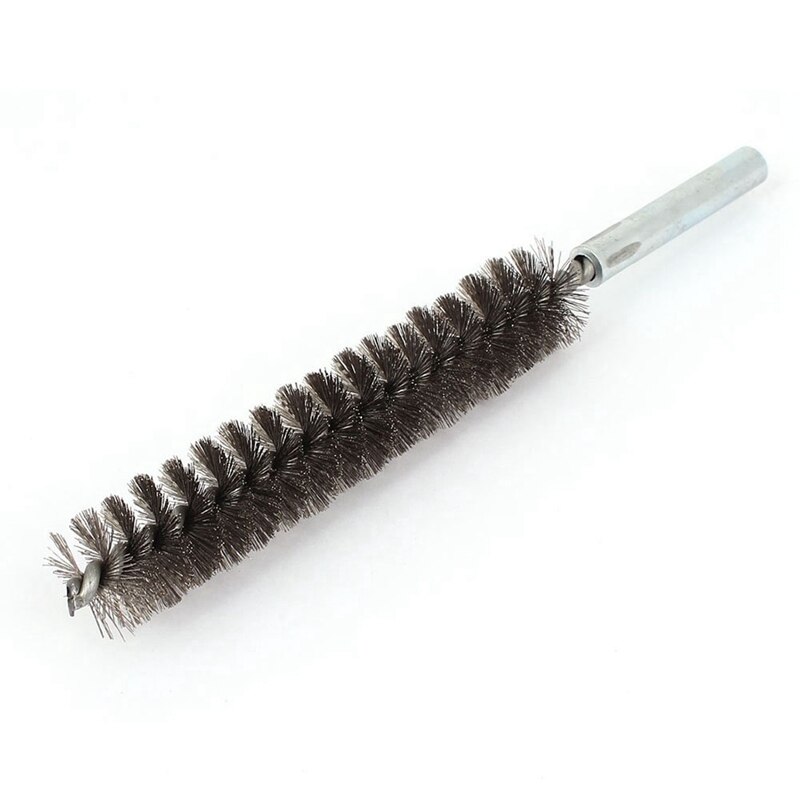 17cm Length 20mm Diameter Stainless Steel Wire Tube Cleaning Brush: Default Title