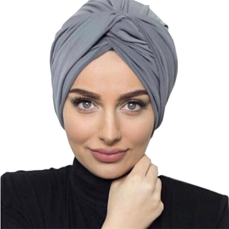 Turban en daim doux pour femmes, bonnet africain, musulman, sous-foulard islamique, collection