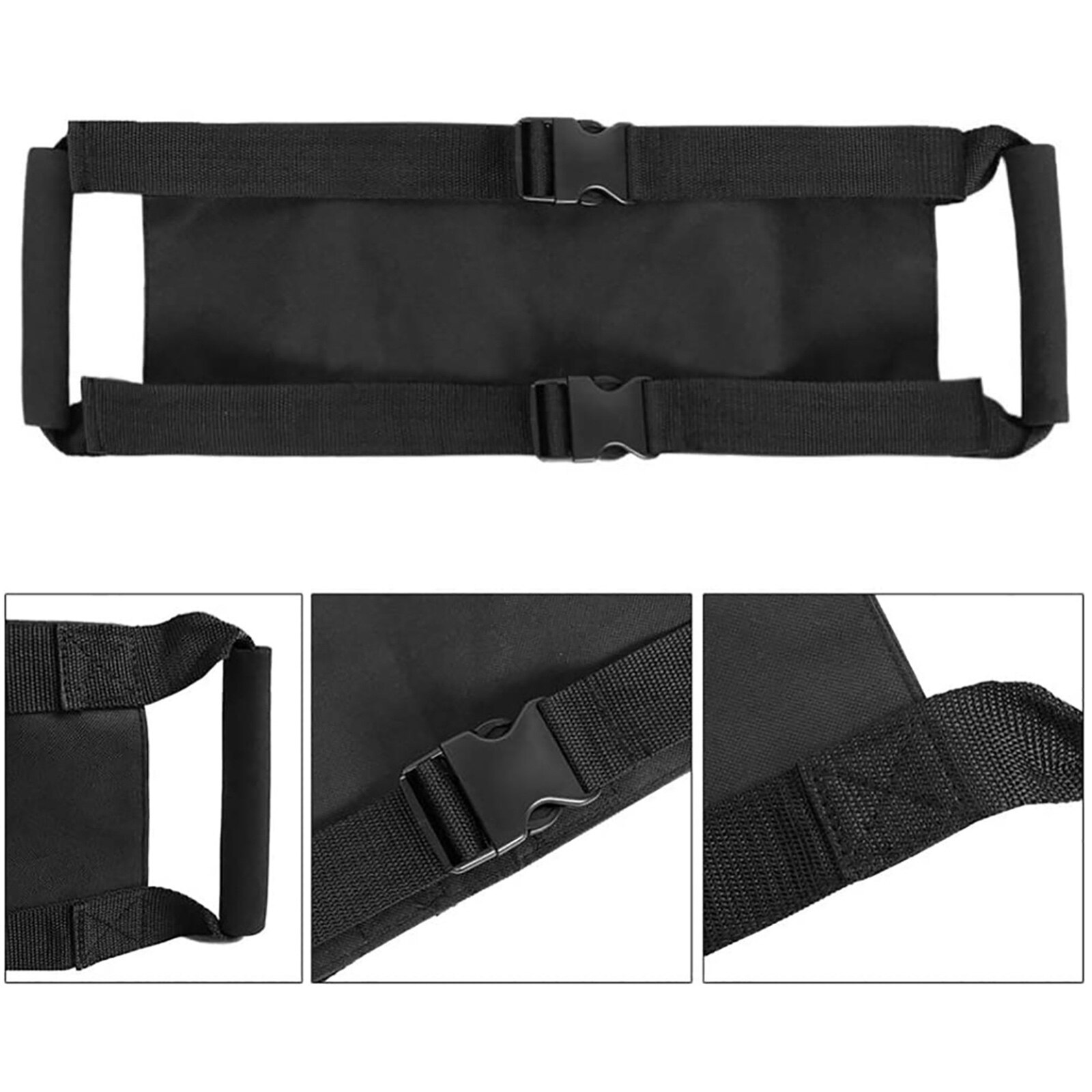 Motorcycle Waist Safety Belt With Handles Motorbike Rear Passenger Grip Handle for Kids Children