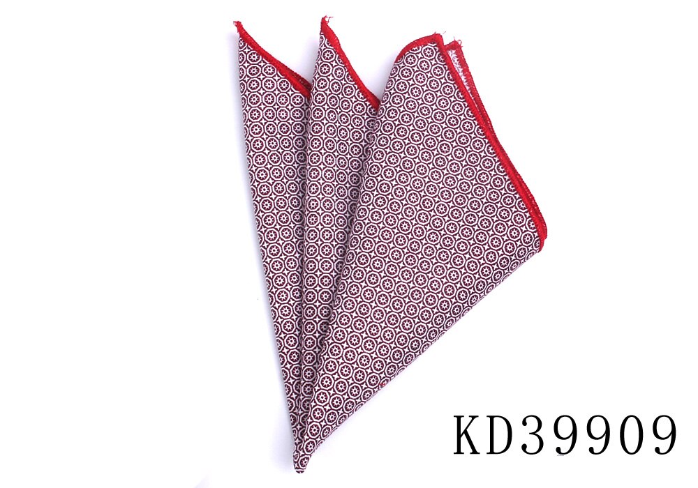 Costumes poche carré pour hommes femmes poitrine serviette Hanky messieurs Hankies hommes costume mouchoir géométrique coton poche serviette: KD39909