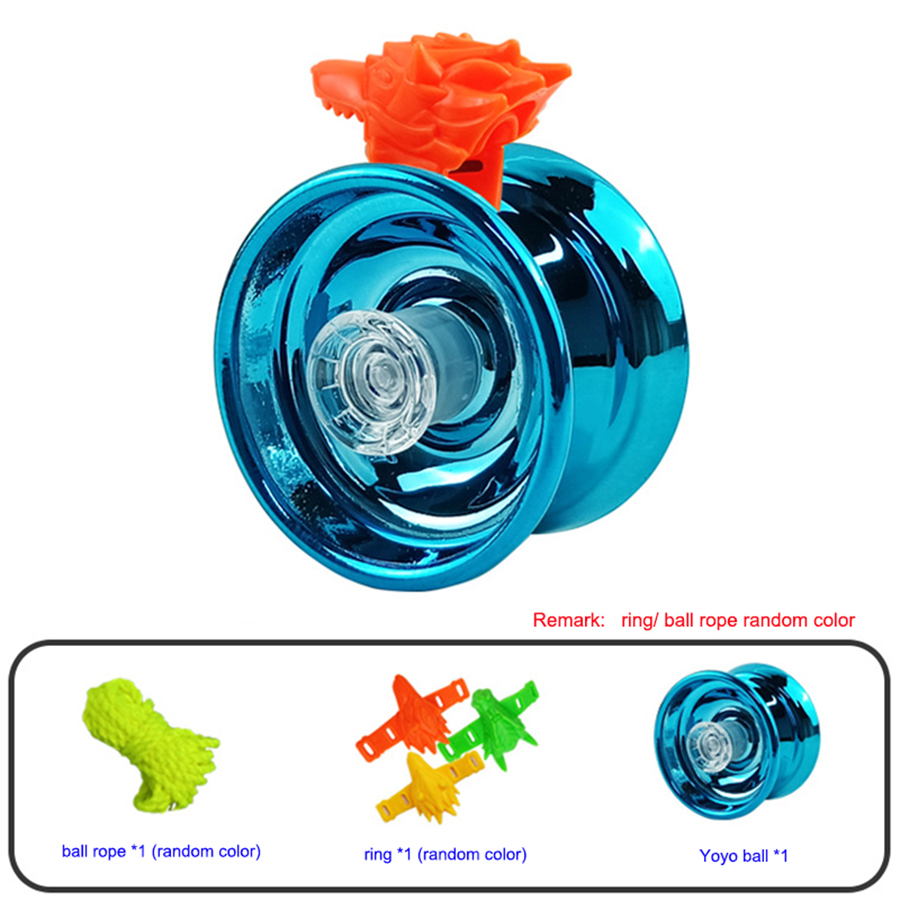 Palla Yoyo professionale in metallo e alluminio per bambini principianti, Yoyoball competitivo, Yoyoyoball per bambini adulti con accessori