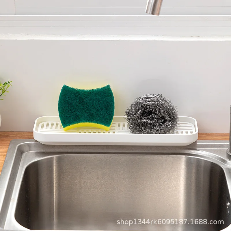 Keuken Spons Afvoerrek Vaatdoek Opslaghouder Plastic Utility Plank voor Schuursponsje Droogspons Afwasdoek