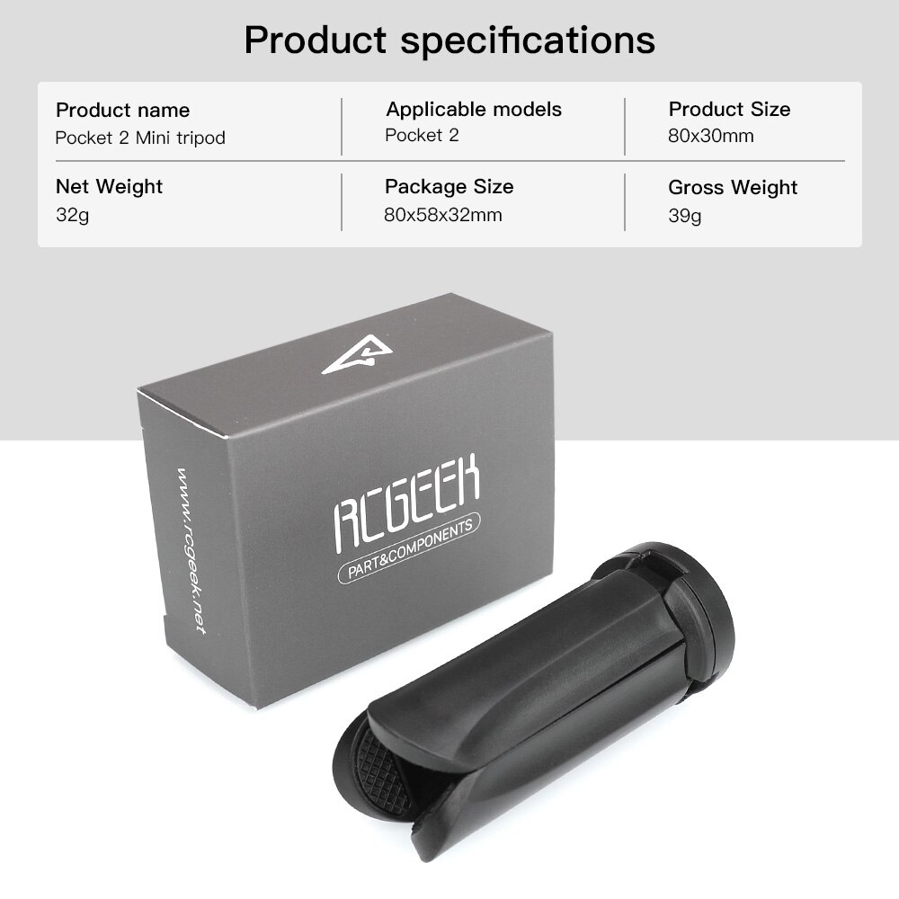 Mini statief voor dji osmo pocket, draagbare mini statiefbevestigingen, cardanische houder, draagbare statieven voor dji osmo pocket / pocket 2