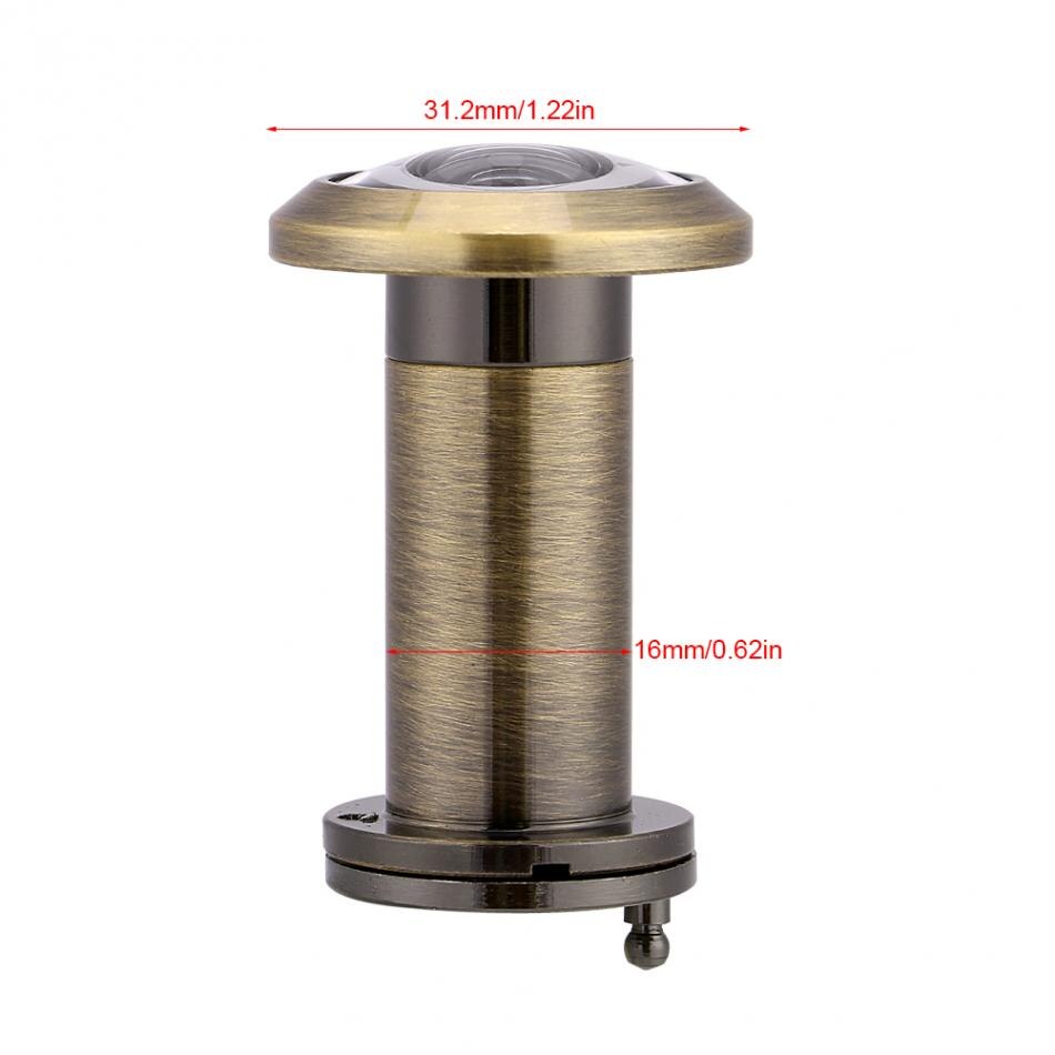 200 Graden Brede Kijkhoek Deur Viewer met Zware Privacy Cover Sight Voor Thuis Gereedschap