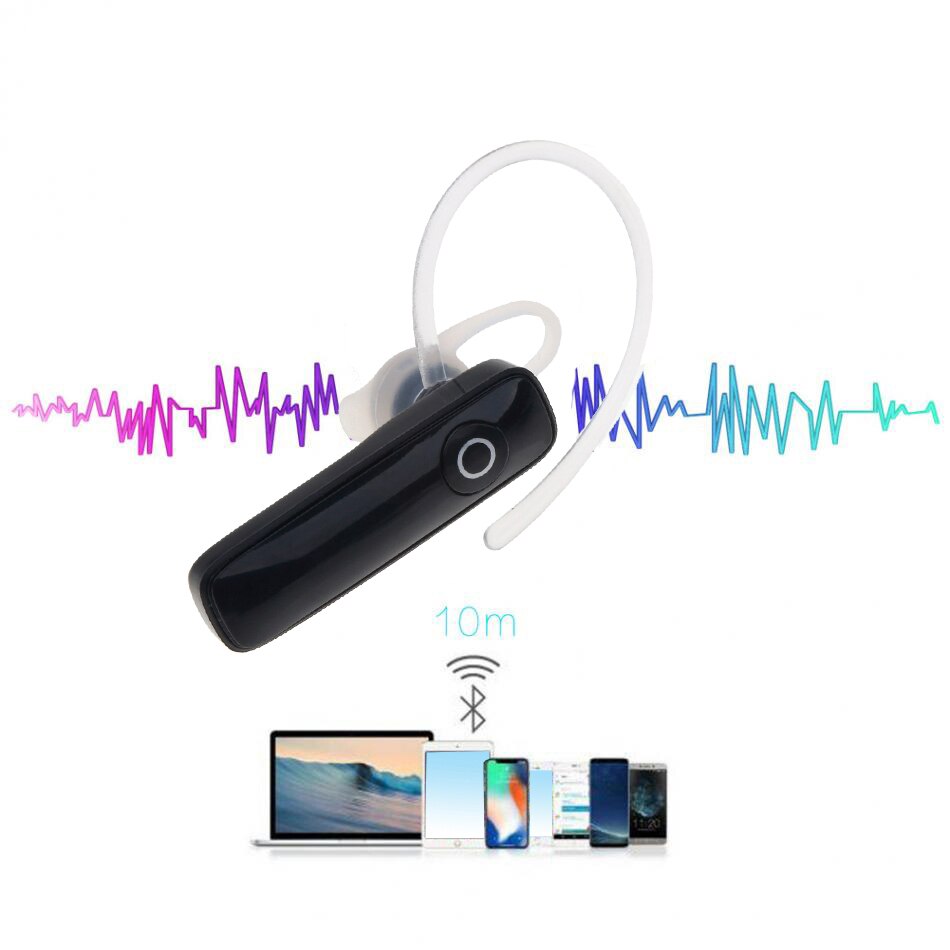 KEBIDU M165 Headphone Bluetooth 4.0 Mini Handfree Earhook Earphone Wireless Headset Stereo MIC For Iphone Samsung Huawei Phone
