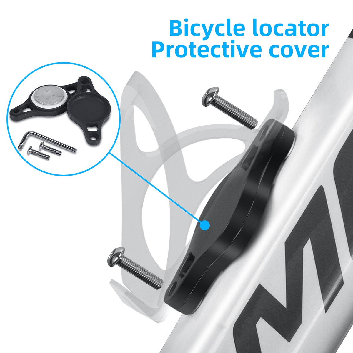 Bike Mount Locator Voor Airtag Beschermhoes Anti-Diefstal Universele Fiets Houder Tracker Klepstandsteller Covers Fietsen Accessoires