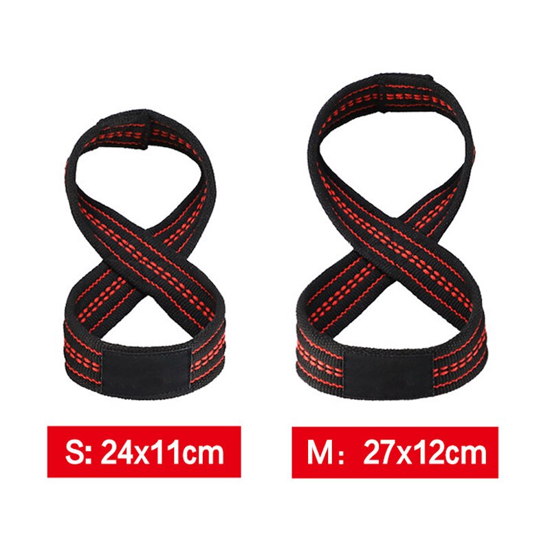 ROEGADYN Deadlift Gym Pols Wrap Fitness Polssteun Afvallen Training Gewichtheffen Acht Vorm Wrist Strap