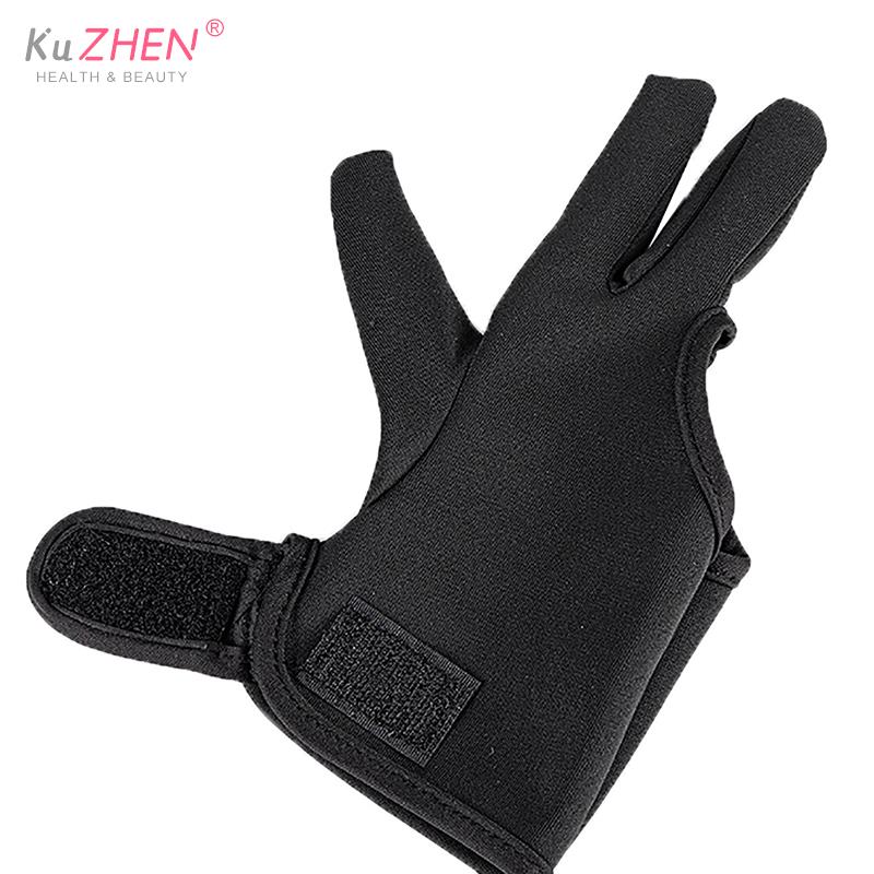 3Finger Anti-perm Hairdressing Gloves Barber Hairdressing Glove Heat Resistant Finger Protect Hair Straightening Curling Styling