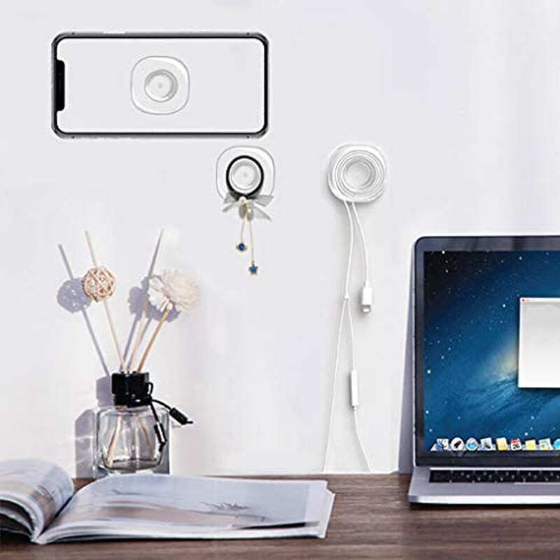 Mobile Phone Holder Adsorption Phone Sticker For iPhone 12 11 X Traceless Magic Paste For Wall Desk Car Pad Tablet Mount Stand