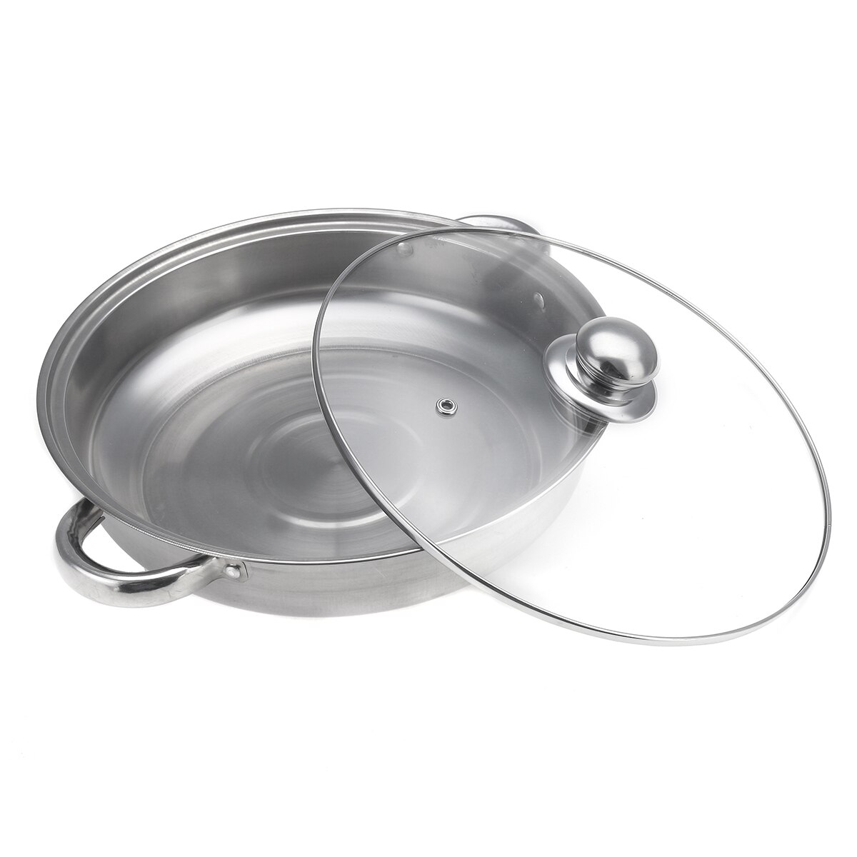 3 Layer Stainless Steel Pots Stockpot Hotpot Induction Steaming Food Steamer Pan Cookware Household Cooking Pot Steamer Cooker: single pot