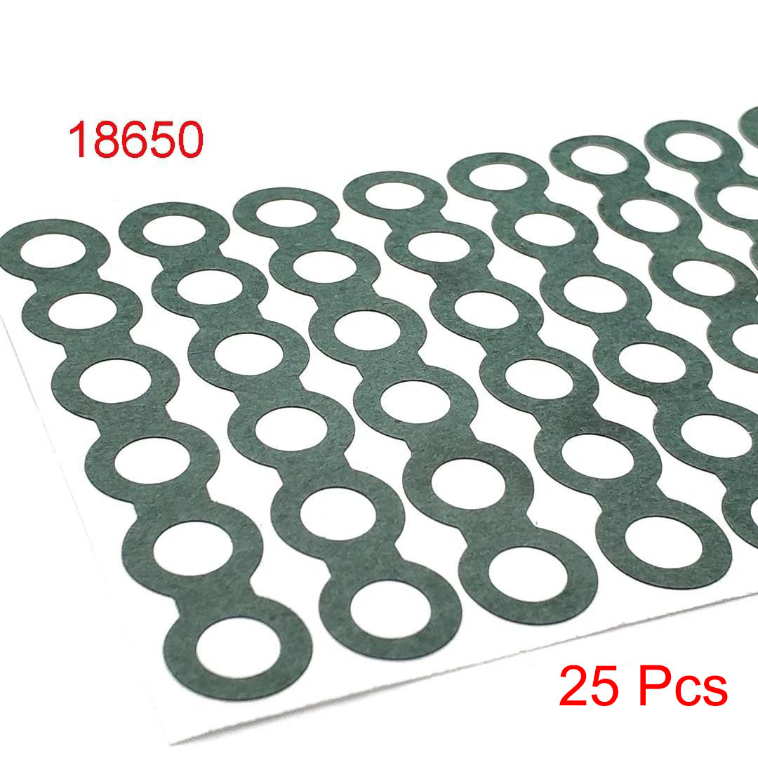 18650 Li-ion Battery Insulation Gasket Barley Paper Battery Pack Cell Insulating Glue Fish Electrode Insulated Pads 1S 3S 6S 8S
