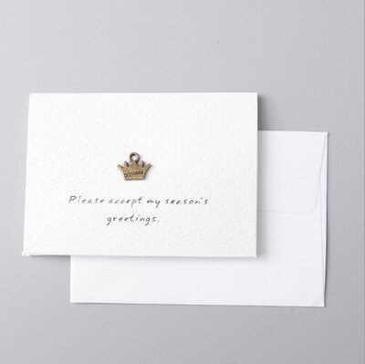 Mini takkekort valentine tillykke med fødselsdagen julefest bryllupsinvitationer brev lykønskningskort: B