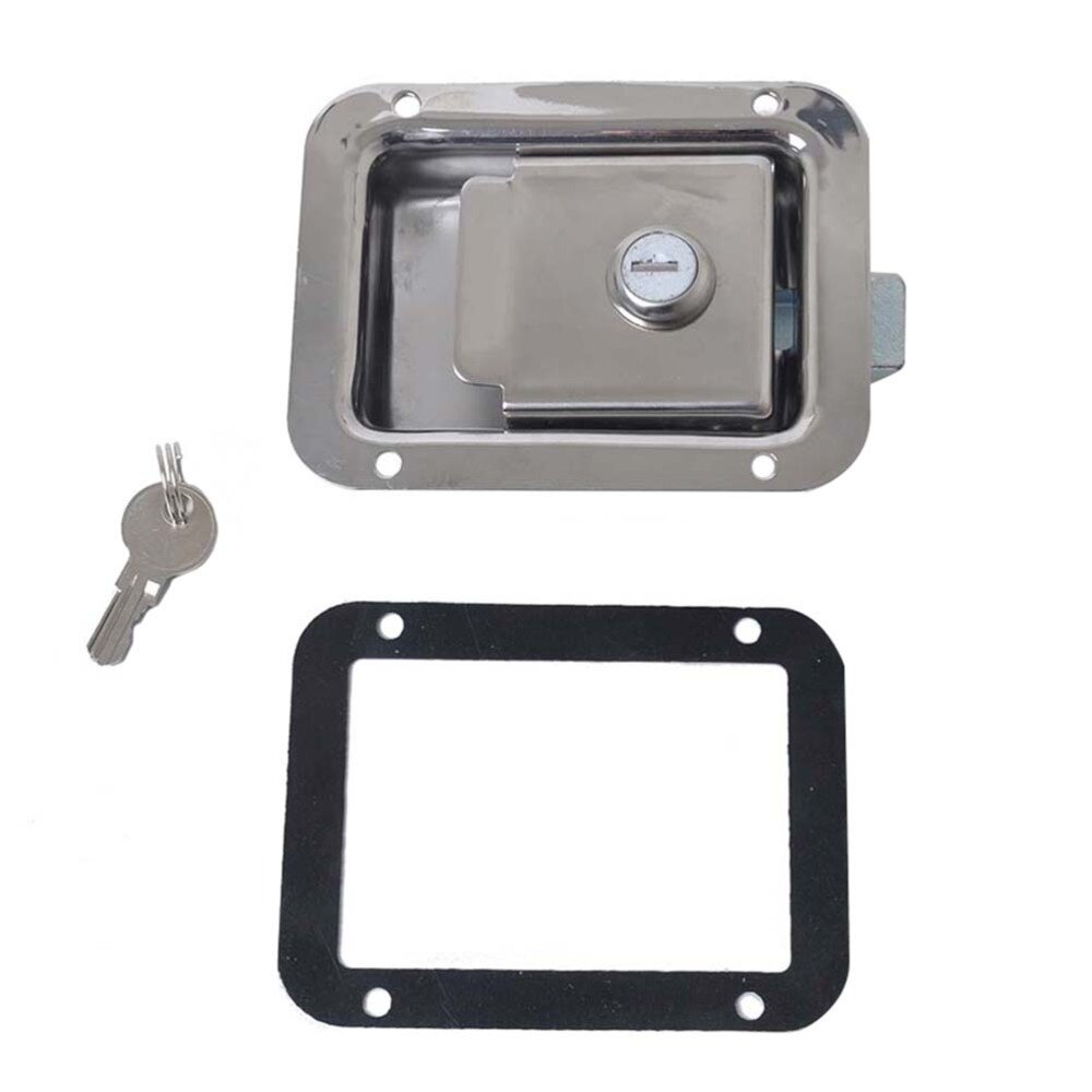 1 PC Car RV Tool Box Lock Anti-theft Stainless Steel Handle Lock Caravan Trailer Parts Accessories