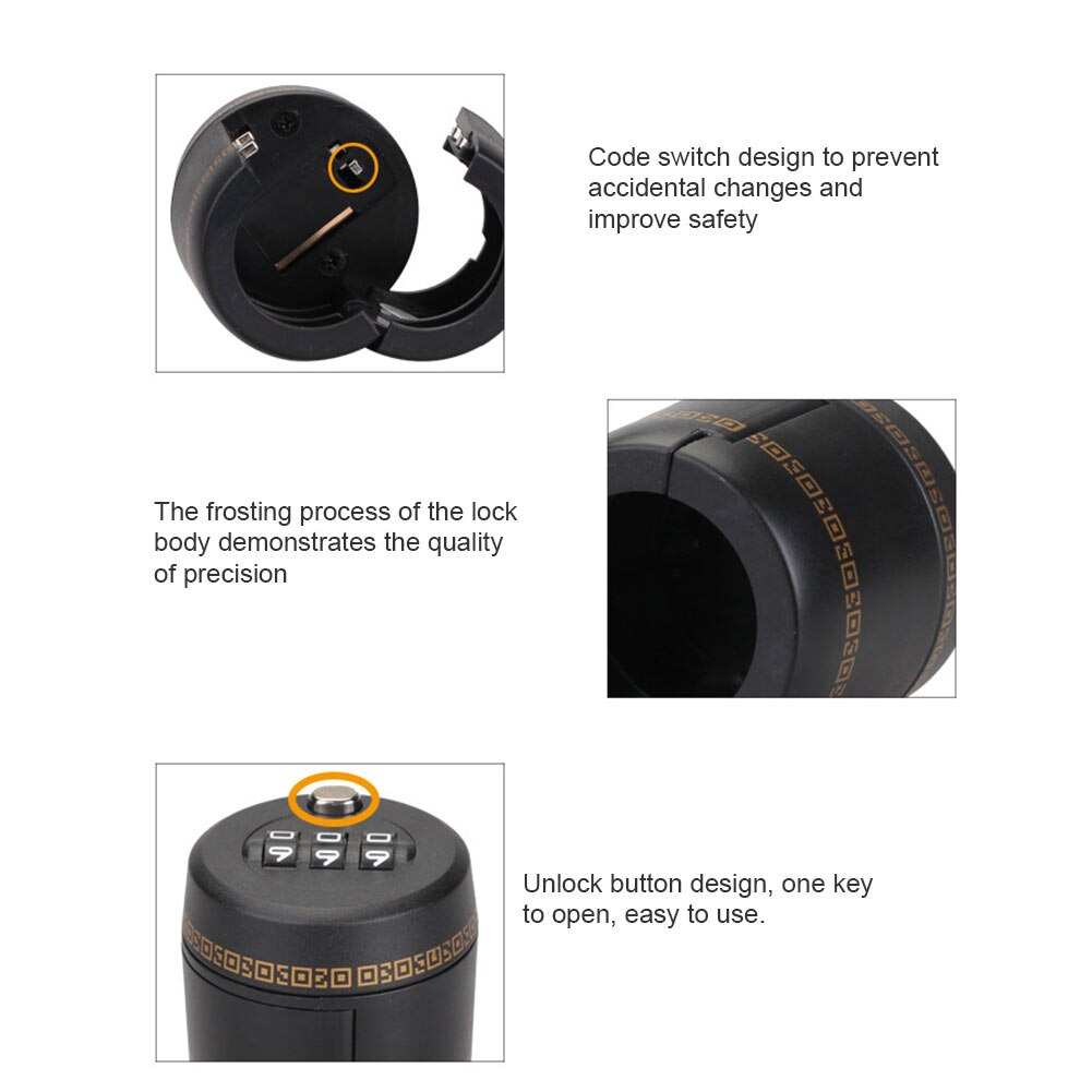 Home Bar Hardware Multifunction Digit Combination Anti Theft Bottle Drink Preservation Wine Stopper Password Lock Restaurant