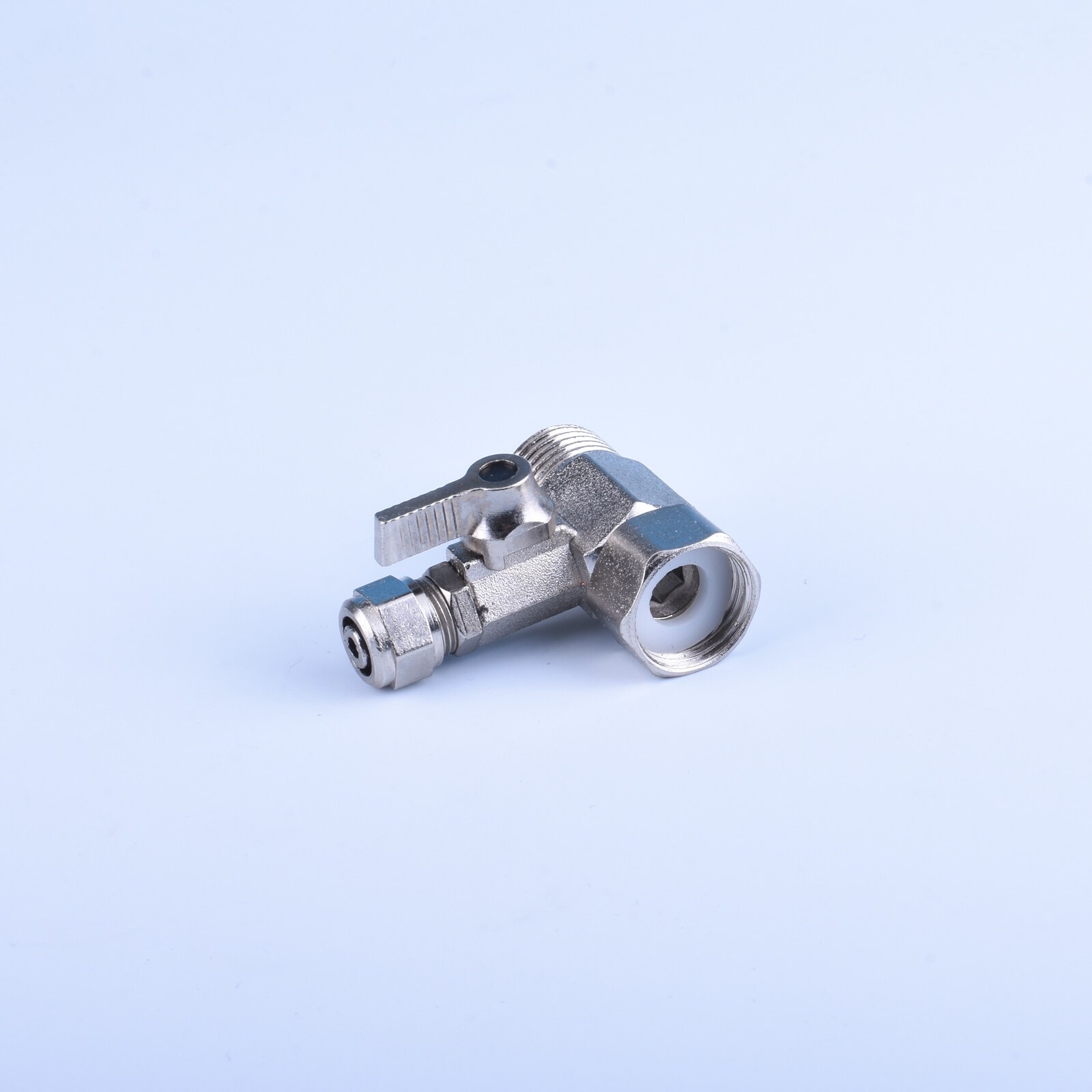 1/4 "1/2" BSP RO filtro de agua entrada tipo T válvula de bola piezas de ajuste de latón de acero inoxidable conector rápido de rosca macho hembra