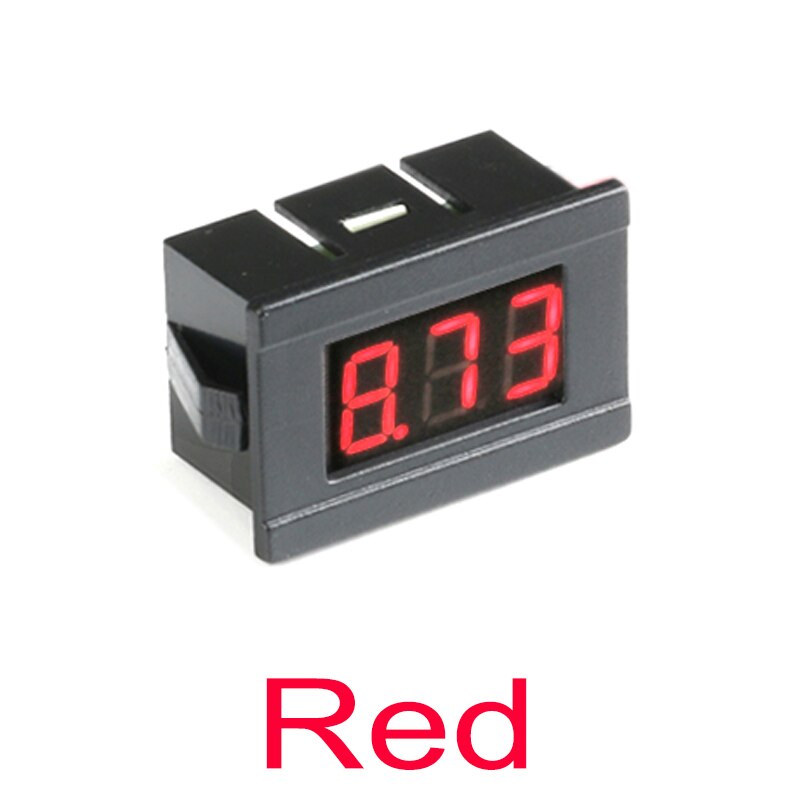 Voltmetro Digitale 0.56'' DC5-30V - LED Display Blu Per Pannello, Misuratore Tensione 2 Fili