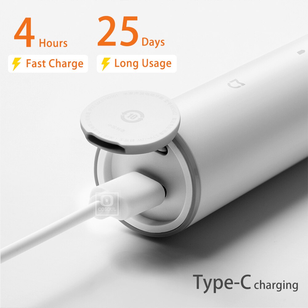 Xiaomi Toothbrush T300 MIJIA Electric Toothbrush Sonic Tooth Brush Heads Mi Smart USB Rechargeable Waterproof Ultrasonic