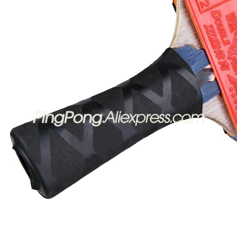 2x cinta de mango Overgrip para raqueta de tenis de mesa Material termorretráctil empuñaduras de murciélago de Ping Pong accesorios para banda para el sudor