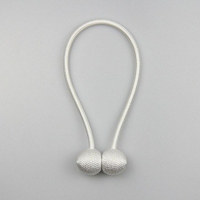 1Pc Pearl Magnetic Ball Curtain Tie Rope Backs Holdbacks Buckle Clips Accessory Rods Accessoires Hook Holder Home Decorations: 6