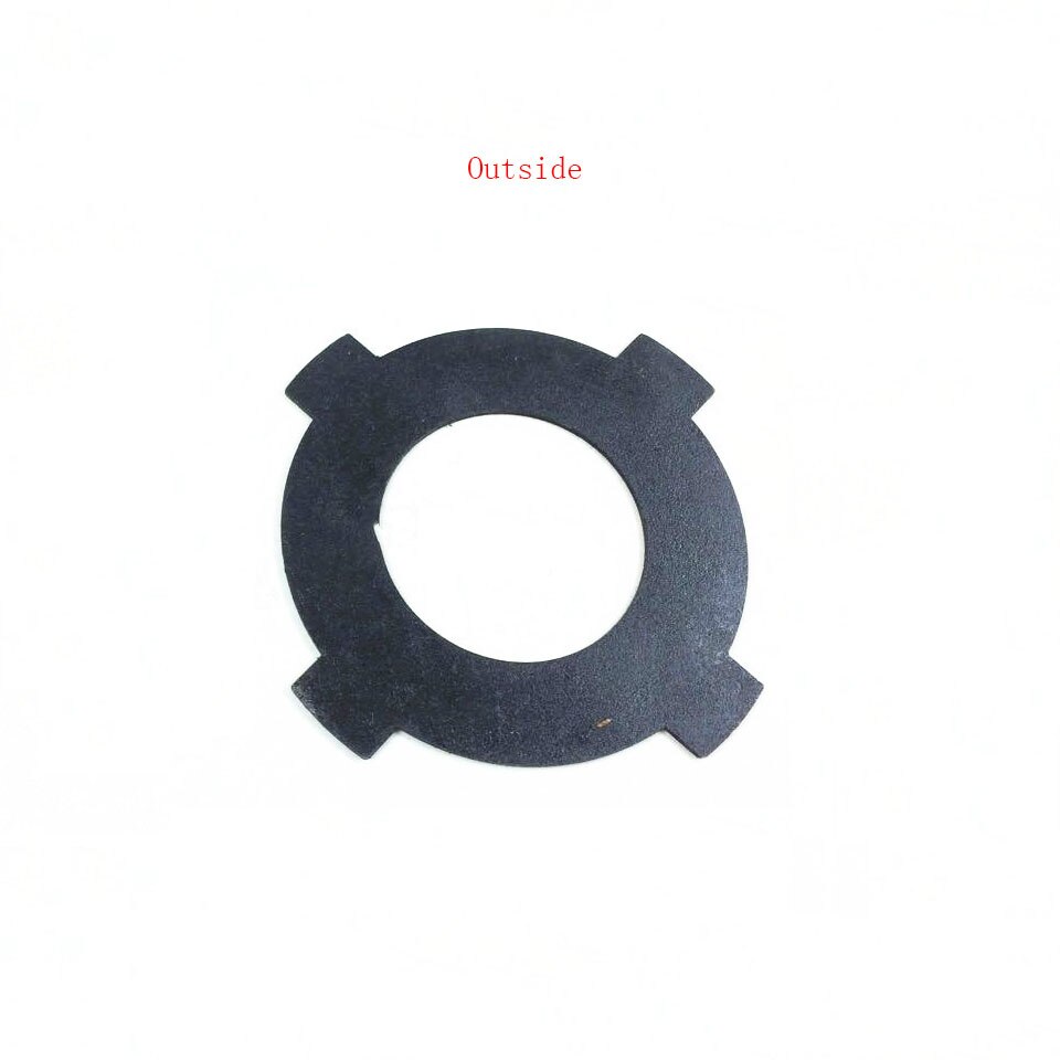 1Pc Clutch Plaat Draaibank Accessoires CW6180 / CW6163 Binnen/Buiten Wrijving Plaat: Black