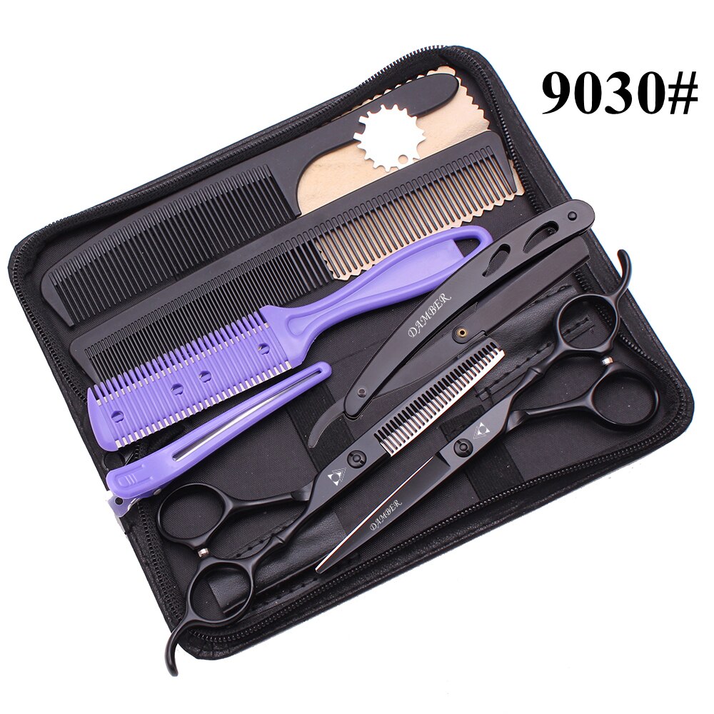 Japan Staal 5.5 6.0 Professionele Kappers Schaar Professionele Kapper Schaar Set Haar Knippen Scharen Scherpe Scheermessen B9030: HEI K-B 5.5