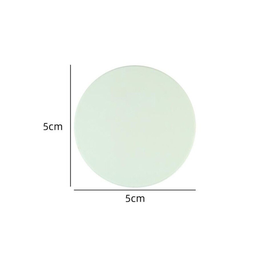 Deurstopper Siliconen handvat Bumpers Zelfklevende Deurstopper Bescherming Porte Pad Mute Sticker Ronde vierkante muurbeschermer Pad: YELLOW