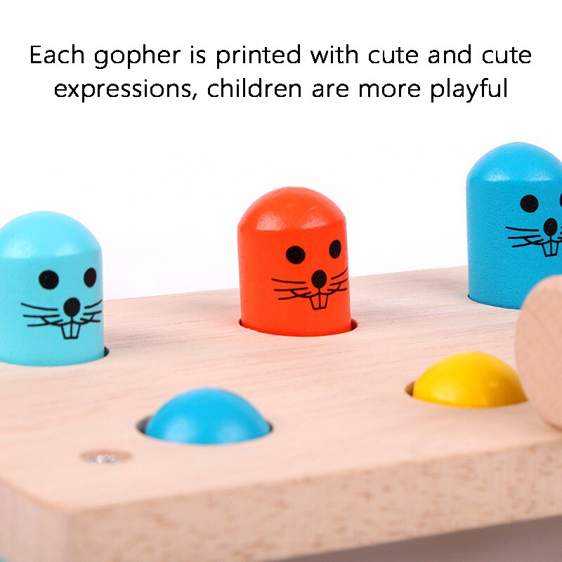 Kinderen Beat Hamster Speelgoed Kawaii Leuke Houten Speelgoed Reactie Praktijk Kind Kids Familie Interactieve Spelletjes Hamer Hit Game