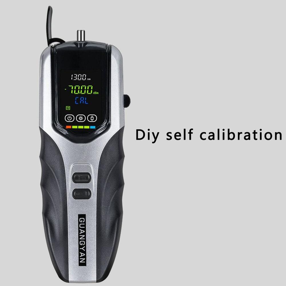 High precision Rechargeable battery optical power meter G7 Color LCD Screen fiber optic power meter with flash light OPM