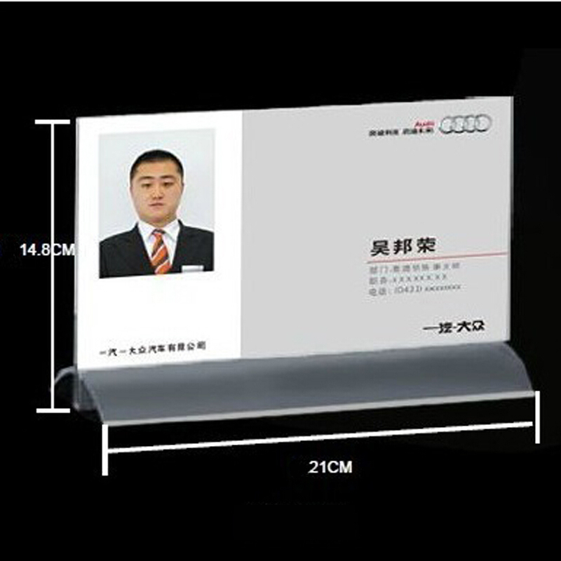 A4/A5 Vertical/Horizontal Table Display 210*297 Meeting Room Desktop Holder Menu Display for Restaurant Acrylic Clear Holder: paper size 210x148mm